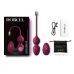 Вагинальные шарики с вибрацией и пультом ДУ сливового цвета Dorcel Love balls plum Вагинальные шарики с вибрацией и пультом ДУ сливового цвета Dorcel Love balls plum
