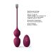 Вагинальные шарики с вибрацией и пультом ДУ сливового цвета Dorcel Love balls plum Вагинальные шарики с вибрацией и пультом ДУ сливового цвета Dorcel Love balls plum