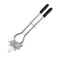 Зажим для клитора серебристого цвета Art of Sex Pearl Drop