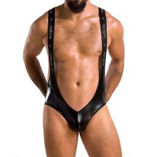 Боді чоловіче з відкритими сідницями чорного кольору Passion Body Bruno black 027 розміри L XL