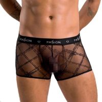 Шорты мужские прозрачные черного цвета Passion Short James black 032 размеры S M