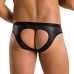 Трусы мужские с открытыми ягодицами черного цвета Passion Slip open joe black 041 размеры S M