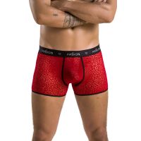 Шорты мужские с вырезом сзади красного цвета с черными вставками Passion Short Parker red 046 размеры L XL