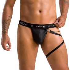 Стринги мужские с подтяжкой черного цвета Passion Thong Bill black 058 размеры L XL