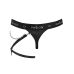 Стринги мужские с подтяжкой черного цвета Passion Thong Bill black 058 размеры S M