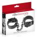 Наручники БДСМ из искусственной кожи черного цвета Fetish Tentation Adjustable Handcuffs