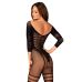 Эротический бодитсокинг с открытым доступом черного цвета Obsessive Bodystocking F329 размеры S M L Эротический бодитсокинг с открытым доступом черного цвета Obsessive Bodystocking F329 размеры S M L