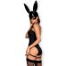 Костюм сексуальной Крольчихи для ролевых игр черного цвета Obsessive Bunny costume размеры S M Костюм сексуальной Крольчихи для ролевых игр черного цвета Obsessive Bunny costume размеры S M