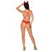 Костюм Чортовки для рольових ігор червоного кольору Obsessive Evilia teddy red L XL