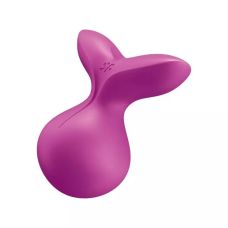 Вібратор для стимуляції клітора та сосків фіолетового кольору Satisfyer Viva la Vulva 3