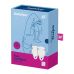 Набор менструальных чаш Satisfyer Feel Confident Transparent на 15 мл и 20 мл 2 штуки Набор менструальных чаш Satisfyer Feel Confident Transparent на 15 мл и 20 мл 2 штуки