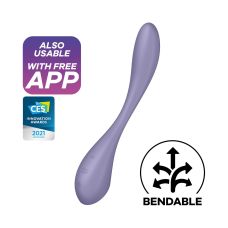 Смарт вибратор для точки G сиреневого цвета Satisfyer Flex 5 Lilac