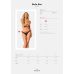 Эротические женские трусики черного цвета Obsessive Bella Rou panties размеры XS S