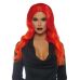 Эротический парик с оранжевыми волнистыми длинными волосами Leg Avenue