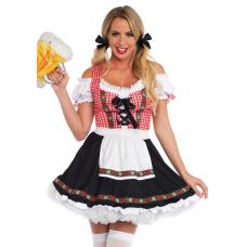 Костюм официантки для ролевых игр разных цветов Leg Avenue размер M