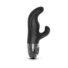 Вибратор вагинальный со стимуляцией точки G и отростком для клитора черного цвета Mystim Hop Hop Bob