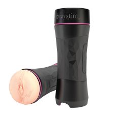 Мастурбатор в колбе Вагина телесного цвета Mystim Opus Mica