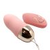 Виброяйцо вагинальное с пультом управления розового цвета Wooomy