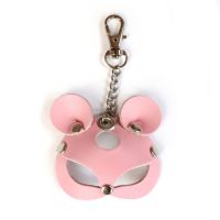 Брелок на карабіні для ключів Мишка з натуральної шкіри рожевого кольору Art of Sex