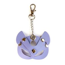 Брелок на карабіні для ключів Котик із натуральної шкіри лавандового кольору Art of Sex