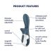 Надувной анальный вибратор Satisfyer Air Pump Booty 2  Надувной анальный вибратор Satisfyer Air Pump Booty 2