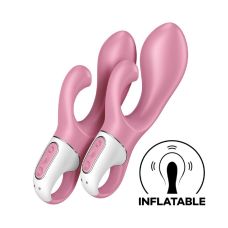 Вібратор кролик для стимуляції точки G надувний рожевий Satisfyer Air Pump Bunny 2 