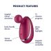 Клиторальный вибратор Satisfyer Spot On 1 бордовый Клиторальный вибратор Satisfyer Spot On 1 бордовый