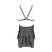 Міні пеньюар DELIENA CHEMISE чорний S/M Passion