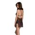 Мини пеньюар DELIENA CHEMISE черный  XXL/XXXL Passion