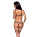 Еротичний комплект жіночої білизни S/M Passion бежевий