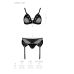 Інтимний жіночий комплект з поясом для панчох NESSY SET black XXL/XXXL Passion чорний Інтимний жіночий комплект з поясом для панчох NESSY SET black XXL/XXXL Passion чорний