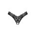 Інтимні жіночі трусики Obsessive Donna Dream розмір XS/S чорний