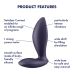 Анальная вибропробка Satisfyer Power Plug фиолетовый Анальная вибропробка Satisfyer Power Plug фиолетовый