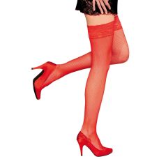 Панчохи в сітку Anne De Ales CAMILLA T2 червоні