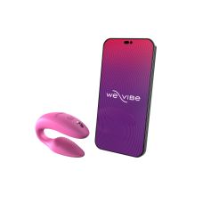 Вибратор для пар стимулирует пенис,точку ДЖи и клитор We-Vibe SYNC 2 розовый