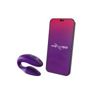 Смарт вибратор для пар для клитора пениса и точки G We-Vibe SYNC 2 фиолетовый
