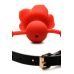 Силиконовый кляп в виде розы красно-черный Master Series Blossom Силиконовый кляп в виде розы красно-черный Master Series Blossom