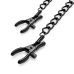 Затискачі для сосків Bedroom Fantasies Nipple Clamps with Chain чорні