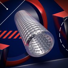 Мастурбатор для пеніса прозорий Rize by Blush Strokez Masturbator