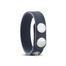 Ерекційне кільце силіконове сірого кольору Boners розмір S/M