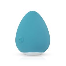 Силиконовый мини стимулятор клитора с вибрацией голубой Cala Azul Carla 