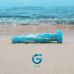 Стеклянный дилдо в форме бусин голубого цвета Gildo Ocean Flow