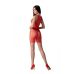 Еротична жіноча сукня сітка Passion BS097 червона