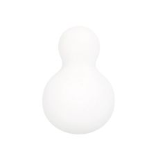 Клиторальный силиконовый мини вибратор белого цвета IROHA YUKI