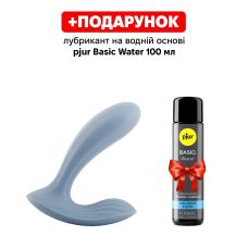 Смарт-вібратор у трусики блакитний Svakom Erica Dusty, дуже гнучкий, 2 мотори