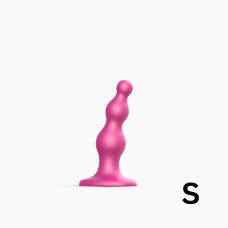 Насадка для страпону силіконова рожева Strap On Me Dildo розмір S