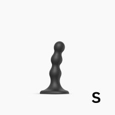 Насадка для страпону силіконова чорна Strap On Me Dildo розмір S