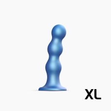 Насадка для страпону силіконова синя Strap On Me Dildo XL