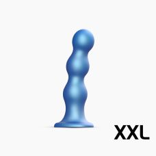 Насадка для страпону силіконова синя Strap On Me Dildo XXL