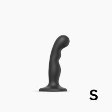 Насадка для страпону силіконова чорна Strap On Me Dildo розмір S